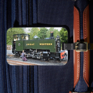 STEAM TRAINS BAGAGELABEL