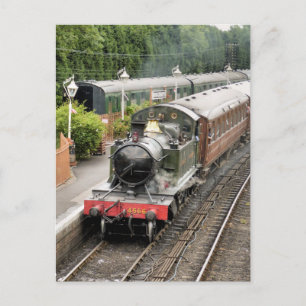STEAM TRAINS BRIEFKAART