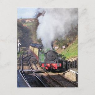 STEAM TRAINS BRIEFKAART