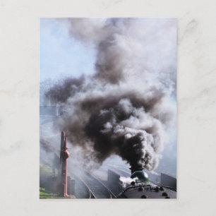 STEAM TRAINS BRIEFKAART