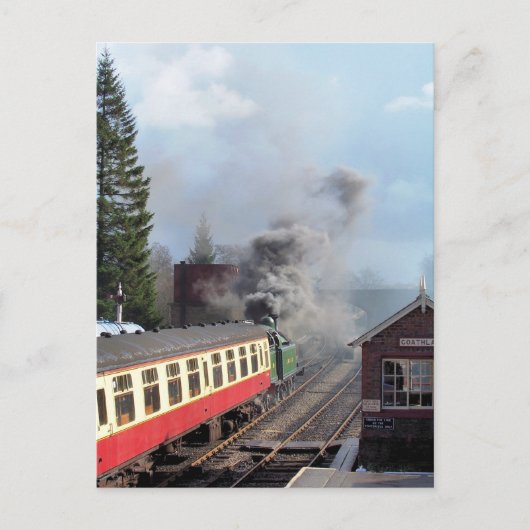 STEAM TRAINS BRIEFKAART (Voorkant)