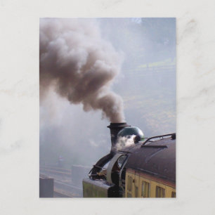 STEAM TRAINS BRIEFKAART
