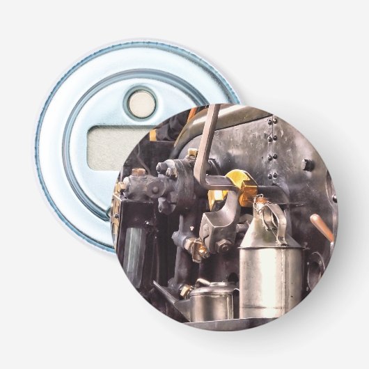 STEAM TRAINS BUTTON FLESOPENER (Voorkant)