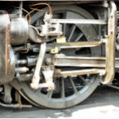 STEAM TRAINS BUTTON FLESOPENER
