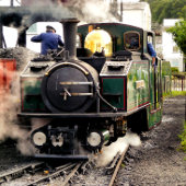 STEAM TRAINS CADEAULABEL