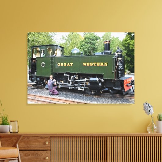 STEAM TRAINS CANVAS AFDRUK (Insitu (Woonkamer))