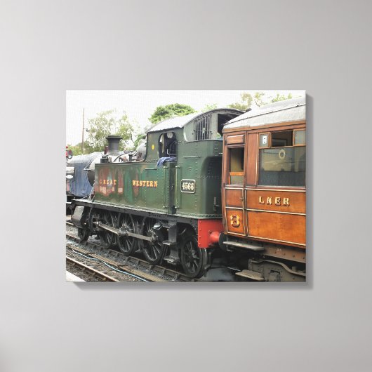 STEAM TRAINS CANVAS AFDRUK (Voorkant)