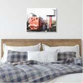 STEAM TRAINS CANVAS AFDRUK (Insitu (Slaapkamer))
