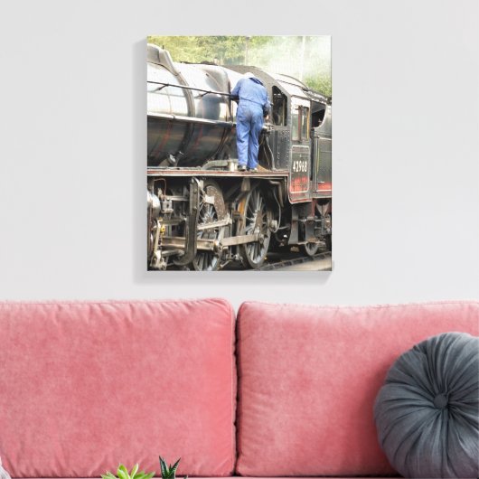 STEAM TRAINS CANVAS AFDRUK (Insitu (Woonkamer))