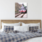 STEAM TRAINS CANVAS AFDRUK (Insitu (Slaapkamer))