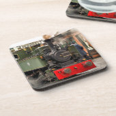 STEAM TRAINS DRANKJES ONDERZETTER (Linkerzijde)