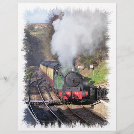 STEAM TRAINS FLYER (Voorkant)