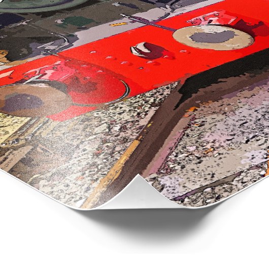 STEAM TRAINS FOTO AFDRUK (Hoek)