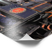 STEAM TRAINS FOTO AFDRUK (Hoek)