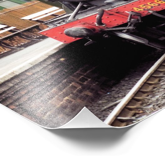 STEAM TRAINS FOTO AFDRUK (Hoek)