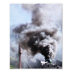 STEAM TRAINS FOTO AFDRUK