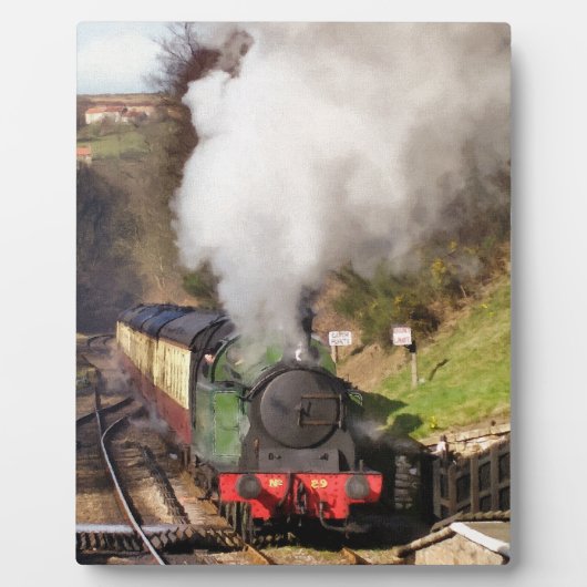 STEAM TRAINS FOTOPLAAT (Voorkant)