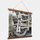 STEAM TRAINS HANGEND WANDKLEED (Gebogen)