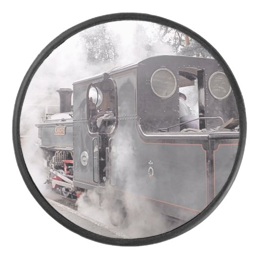 STEAM TRAINS HOCKEY PUCK (Voorkant)