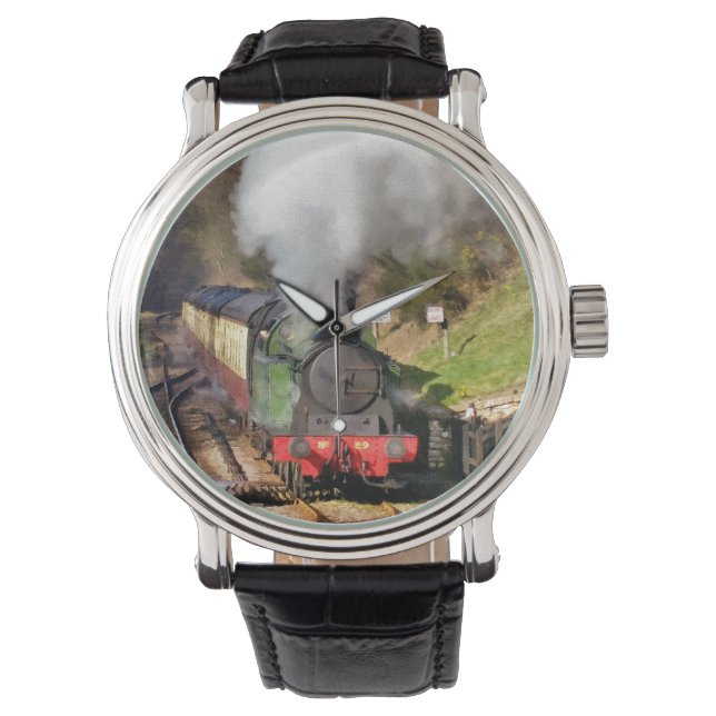 STEAM TRAINS HORLOGE (Voorkant)