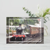 STEAM TRAINS Invitation (Staand voorkant)