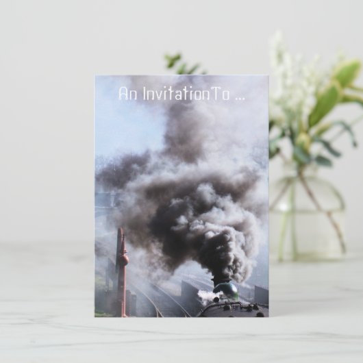 STEAM TRAINS KAART (Staand voorkant)