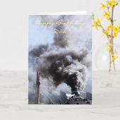 STEAM TRAINS KAART (Gele Bloem)