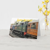 STEAM TRAINS KAART (Gele Bloem)