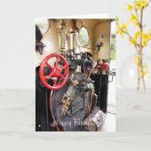 STEAM TRAINS KAART (Gele Bloem)