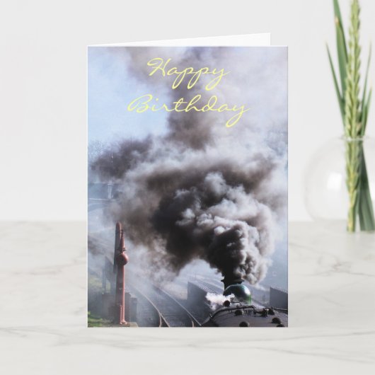 STEAM TRAINS KAART (Voorkant)