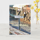 STEAM TRAINS KAART (Gele Bloem)