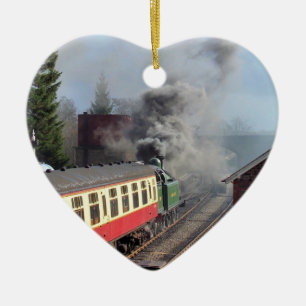 STEAM TRAINS KERAMISCH ORNAMENT