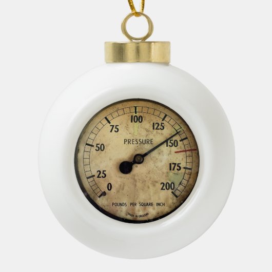 STEAM TRAINS KERAMISCHE BAL ORNAMENT (Voorkant)