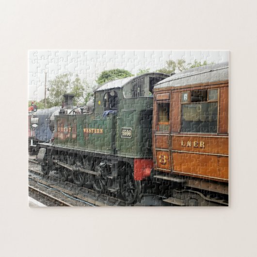 STEAM TRAINS LEGPUZZEL (Horizontaal)