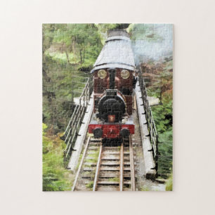 STEAM TRAINS LEGPUZZEL