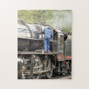 STEAM TRAINS LEGPUZZEL