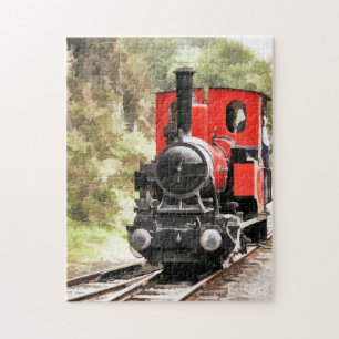 STEAM TRAINS LEGPUZZEL