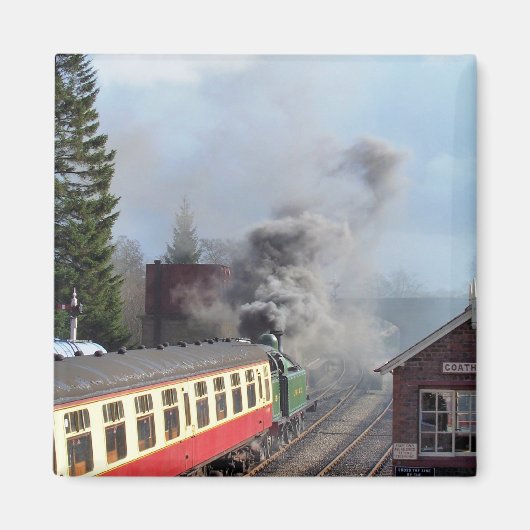 STEAM TRAINS MAGNEET (Voorkant)