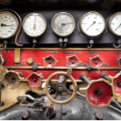 STEAM TRAINS PAPIEREN BORDJE