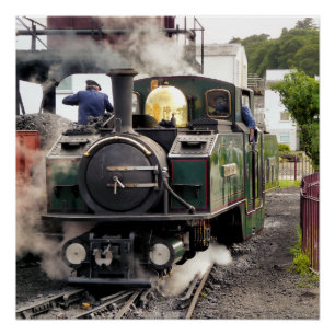 STEAM TRAINS PERFECT POSTER