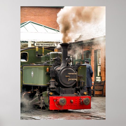 STEAM TRAINS POSTER (Voorkant)