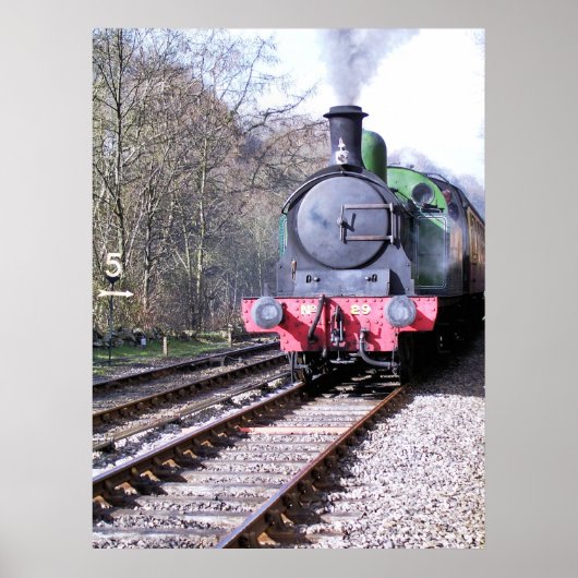 STEAM TRAINS POSTER (Voorkant)