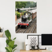 STEAM TRAINS POSTER (Thuiskantoor)
