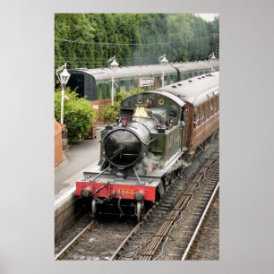 STEAM TRAINS POSTER