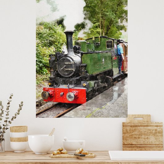 STEAM TRAINS POSTER (Keuken)