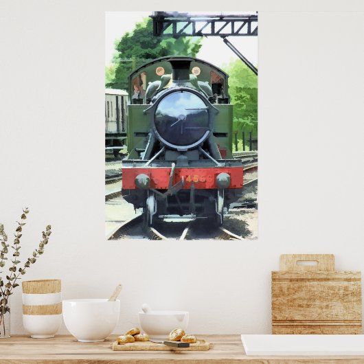 STEAM TRAINS POSTER (Keuken)