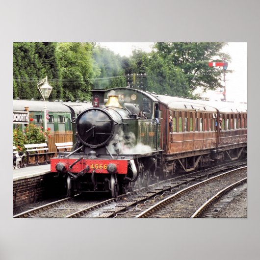 STEAM TRAINS POSTER (Voorkant)