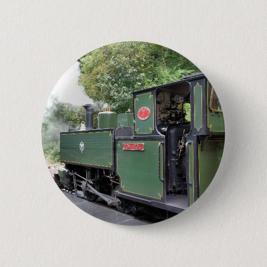 STEAM TRAINS RONDE BUTTON 5,7 CM (Voorkant)