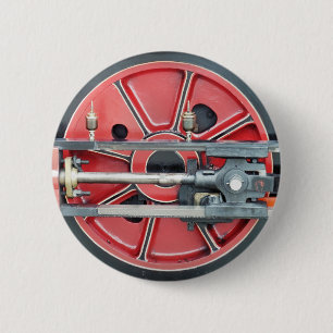 STEAM TRAINS RONDE BUTTON 5,7 CM