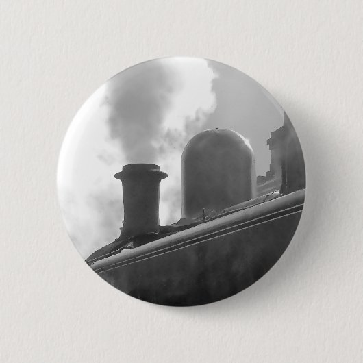 STEAM TRAINS RONDE BUTTON 5,7 CM (Voorkant)